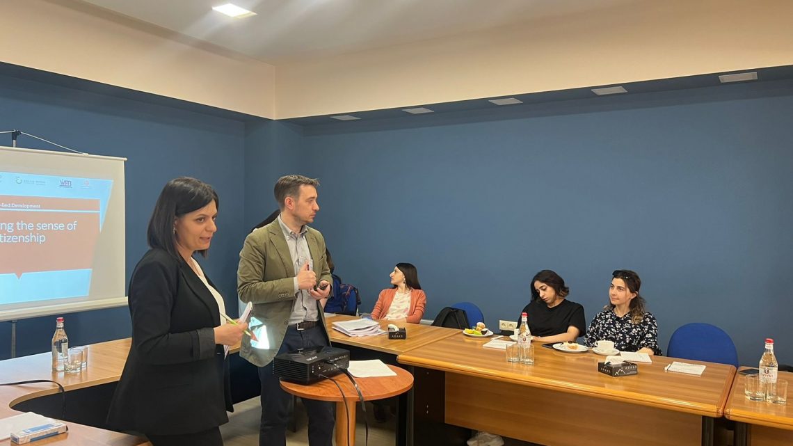 On June 8, the training of interviewers participating in the “Citizenship Index” research to be carried out within the framework of the “CapSLoc: Capacities for Sustained Locally-Led Development” project was held.